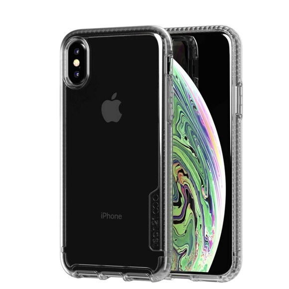 Tech21 Protective Ultra Thin Pure Clear Back Case Cover for Apple iPhone X/XS, - Picture 2 of 5